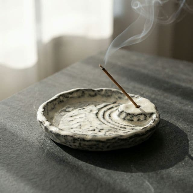 日式枯山水陶瓷香盤